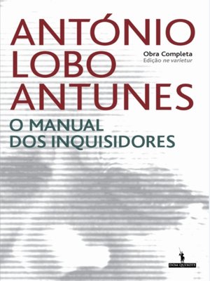 cover image of O Manual dos Inquisidores